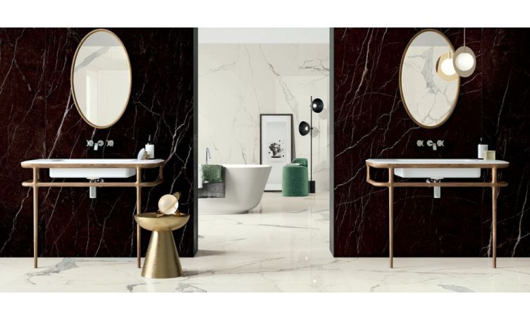 Badezimmer mit Marmoroptikverkleidung: erschwinglicher Luxus?