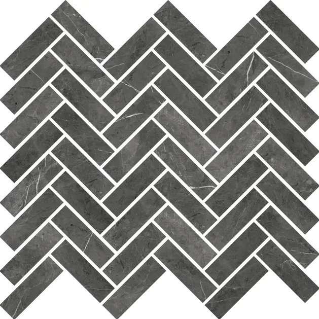 Mosaik Abk Sensi Classic Chevron Pietra Grey Nat R 30X30 - 1SR09702