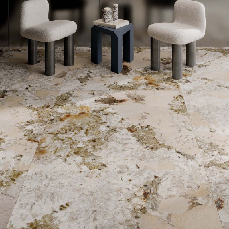 Bodenfliese aus Feinsteinzeug in Marmoroptik Patagonia, matt, 60x120 cm - CS25059
