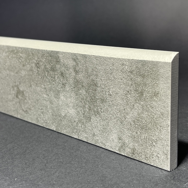 Concorde Rett Porzellan-Sockelleiste, H. 7 cm x L. 75 cm
