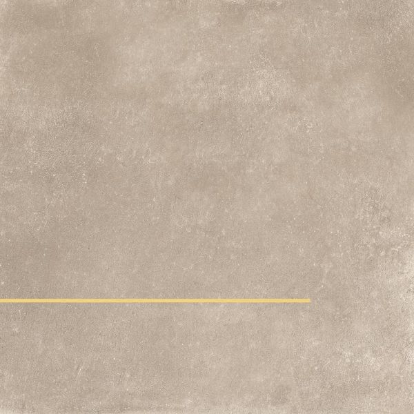 Bardelli Lines 2B Fango Listello Ottone 60x60 - L2B060O