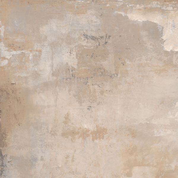 Feinsteinzeug Fliese Betonoptik Beige 120x120 - ECPB031
