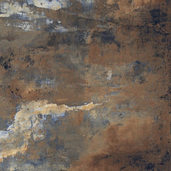 Feinsteinzeug Fliese Zementoptik Corten 120x120 - ECPM363