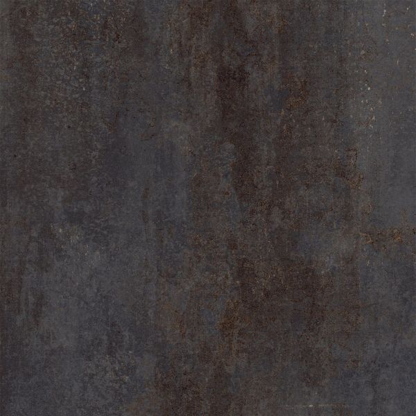 Feinsteinzeug Fliese Metalloptik Schwarz Oxidiert 120x120 - EFBK425