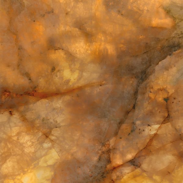 Feinsteinzeug Fliese Marmoroptik Onyx Beige Beige Glänzend 120x120 - EI6005