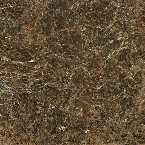 Feinsteinzeug Fliese Marmoroptik Emperador Braun Matt 120x120 - EI6055