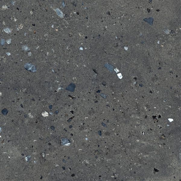 Feinsteinzeug Fliese Steinoptik Terrazzo Schwarz 60x60 - EI6090