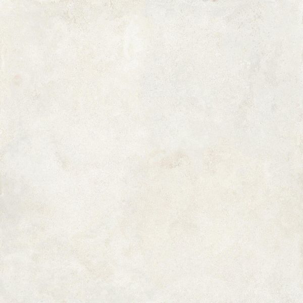 Feinsteinzeug Fliese Betonoptik Weiß 120x120 - EI6093