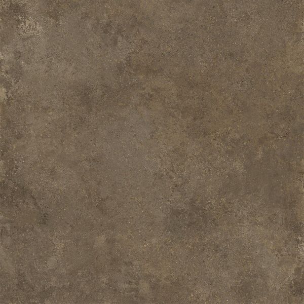 Feinsteinzeug Fliese Betonoptik Dunkelbraun 120x120 - EI6101