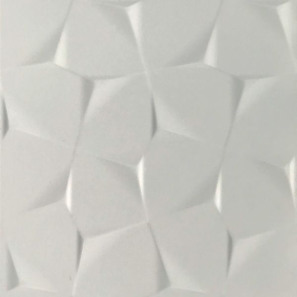 Mattweiß dekorierte Feinsteinzeugverkleidung Rt 30x60 - ELWG1694