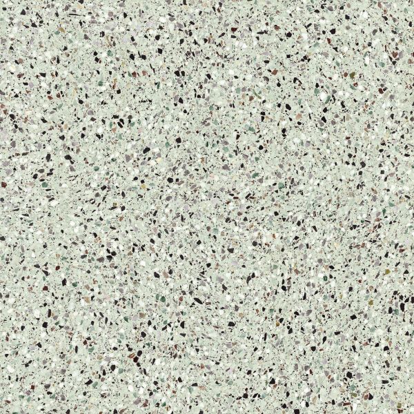 Feinsteinzeug Fliese Steinoptik Terrazzo Grün 60x120 - EMYL1128