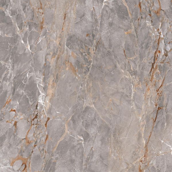 Feinsteinzeug Fliese Marmoroptik Grau Matt 120x120 - ESAN761