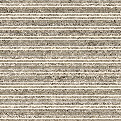 Porzellan-Wandfliese in Betonoptik, gestreift, taupe, 20 x 120 cm - EW8001
