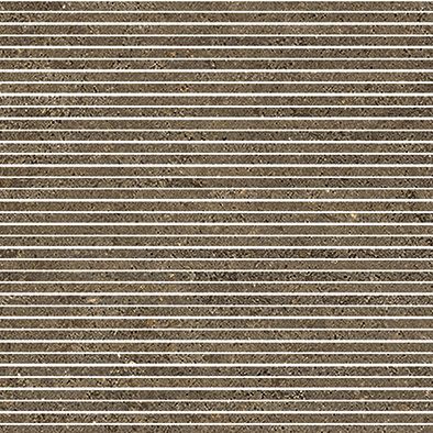 Porzellan-Wandfliese in Betonoptik, gestreift, braun, 20x120 - EW8010