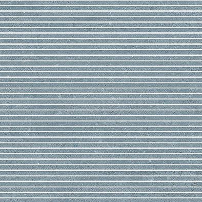 Porzellan-Wandfliese in Betonoptik, gestreift, blau, 20 x 120 cm - EW8013