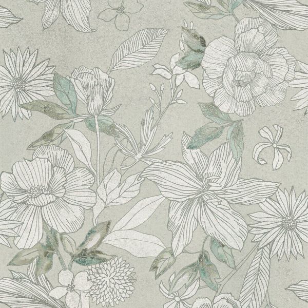 Dekorierte graue Wandfliese aus Feinsteinzeug 60X120 - EWTL1500