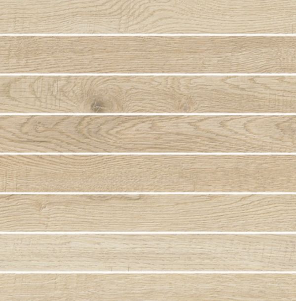 Mosaic Caesar Rever Stave Almond 30x120 - AHLA