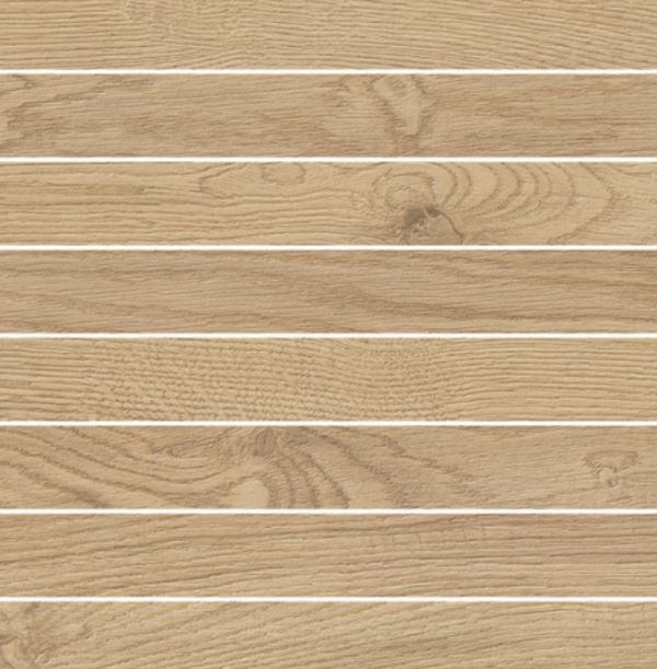 Mosaic Caesar Rever Stave Wheat 30x120 - AHLD