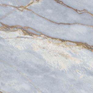 Bodenfliese aus Feinsteinzeug in Marmoroptik, blau, matt, 60x120 cm - CS25057