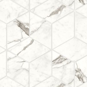 Mosaik Atlas Concorde Marvel Shine Statuario Supremo Esagono Matt 30.5X35.2 - A419