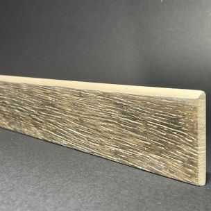 Sockelleiste aus Holzchalet-Kirschporzellan, H. 6 cm x L. 90 cm