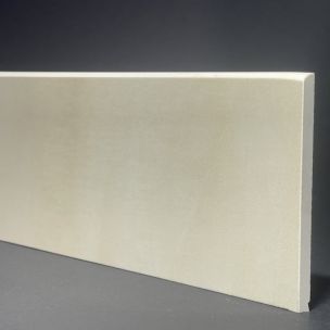 Sockelleiste aus poliertem Onyx-Porzellan, H. 8 cm x L. 78 cm