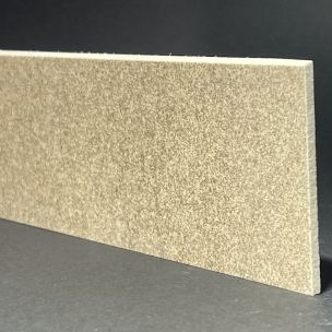 Sockelleiste aus beigem Steinporzellan, H. 7 cm x L. 100 cm