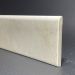 Sockelleiste aus Porzellan in Weiß/Beige, H. 8 cm x L. 33,5 cm