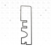 Sockelleiste für Laminatböden Euparalam 70 x 15 x 2400 mm – (2,4 ml) – passende Farbe