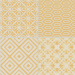 Elios Clay Pattern Mustard 10X10 - 00G1D20