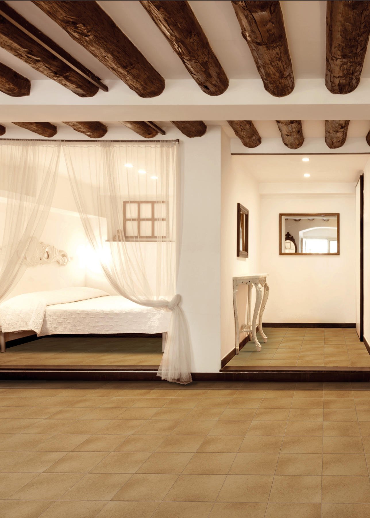 Feinsteinzeug Fliese Terrakotta Beige 15x30 - ECEO1474