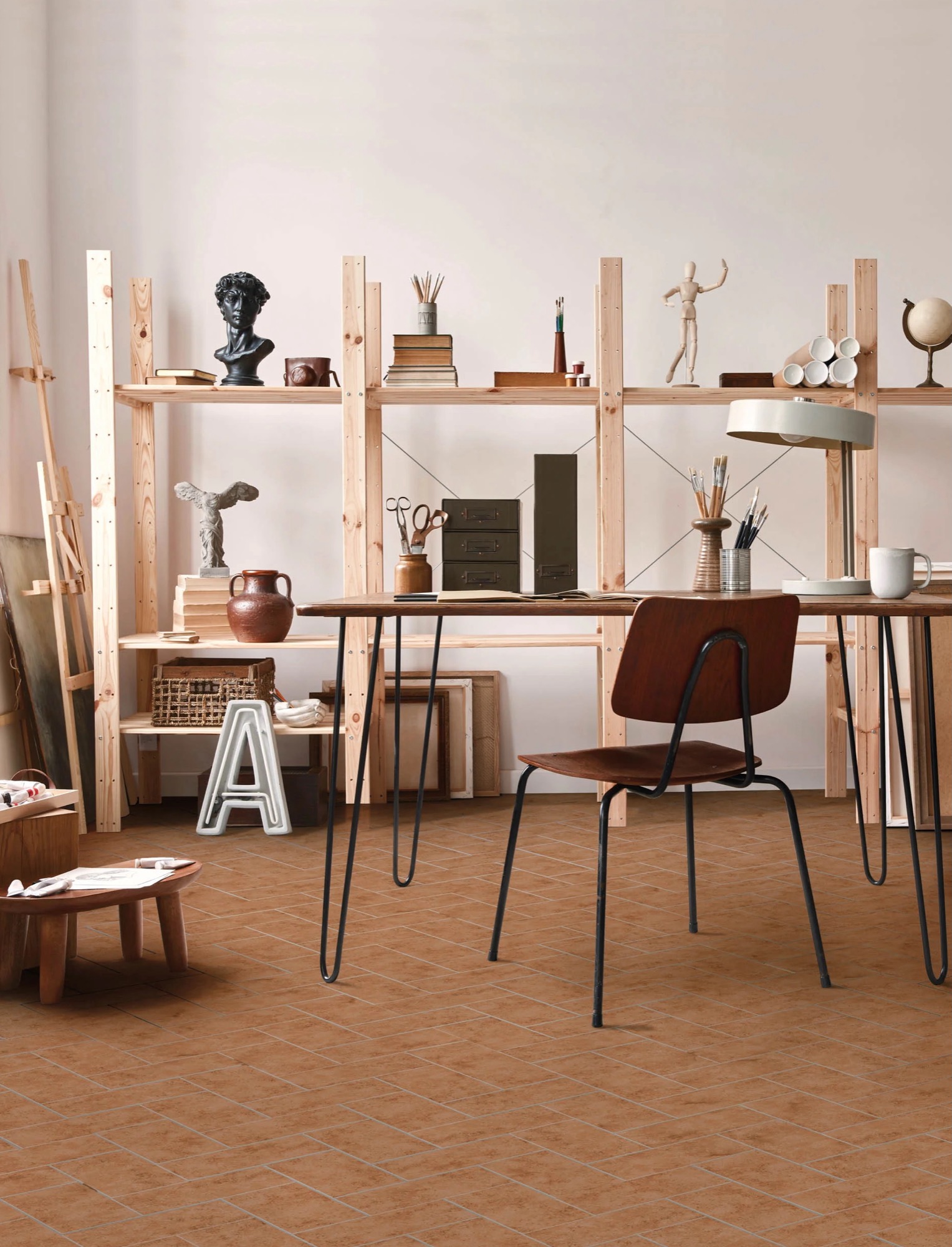 Feinsteinzeug Fliese Terrakotta 15x30 - ECER1475