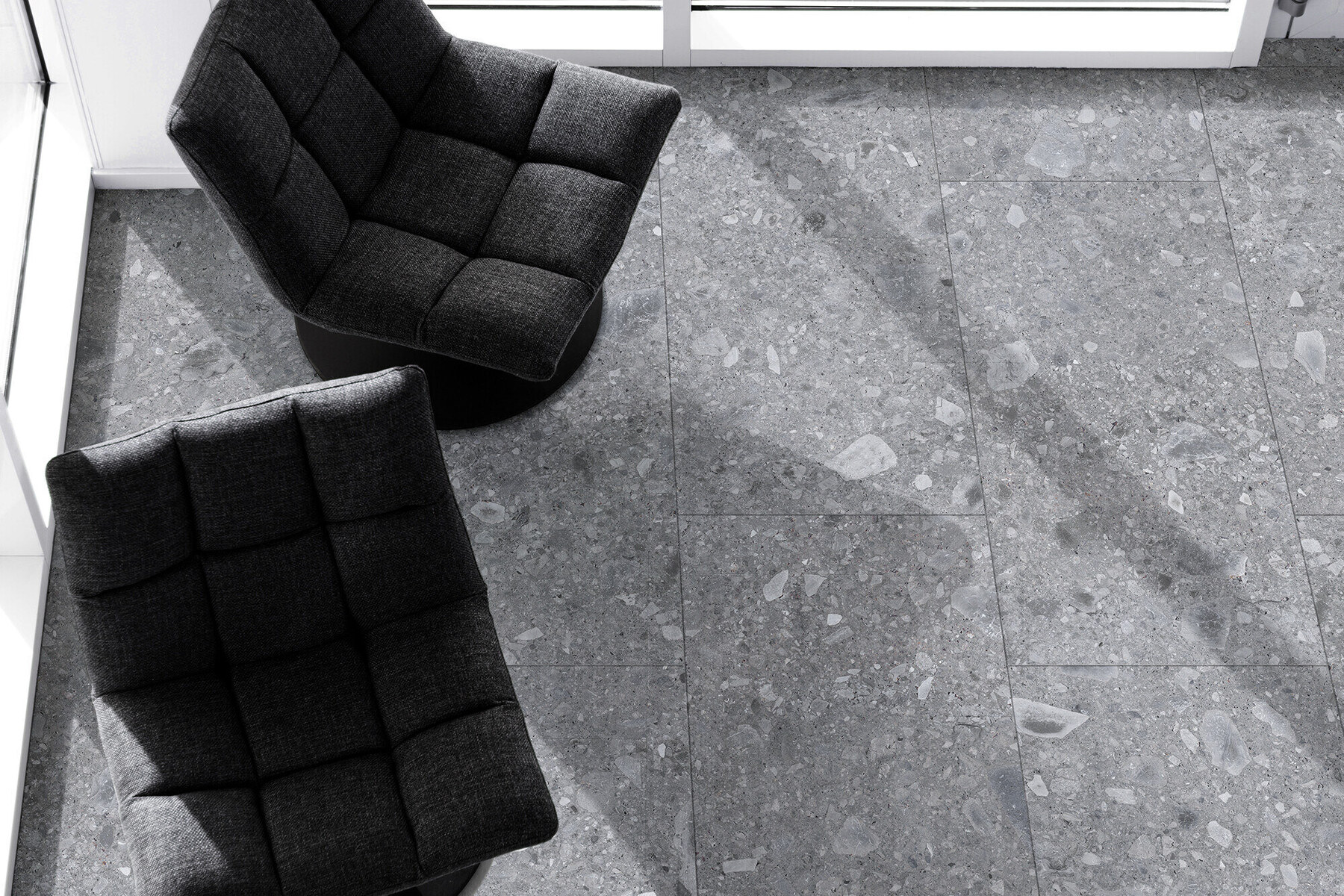 Feinsteinzeug Fliese Steinoptik Ceppo di Gré Grau Matt 80x80 - ECGG243