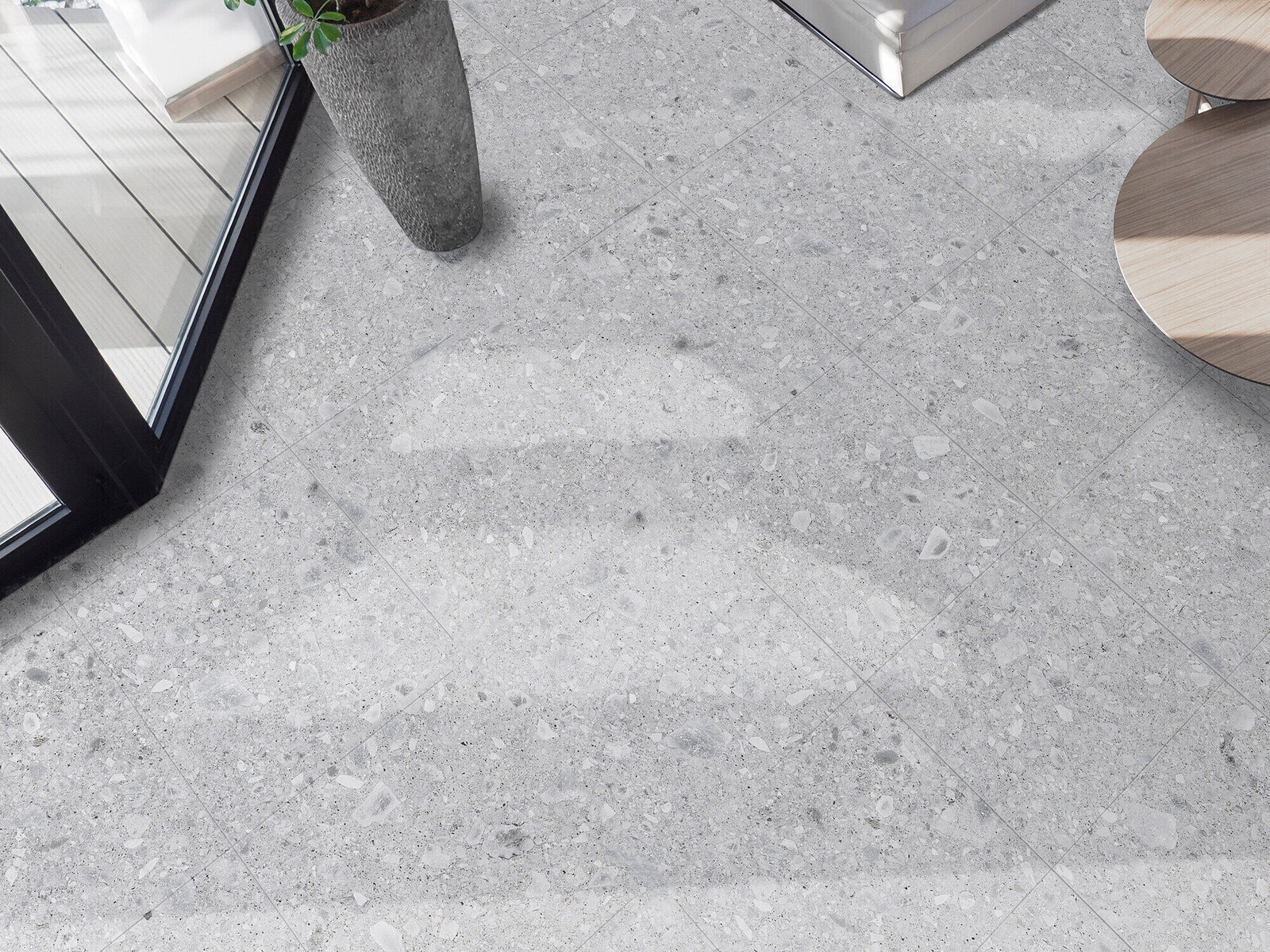 Feinsteinzeug Fliese Steinoptik Ceppo di Gré Weiß Matt 60x60 - ECGW1008