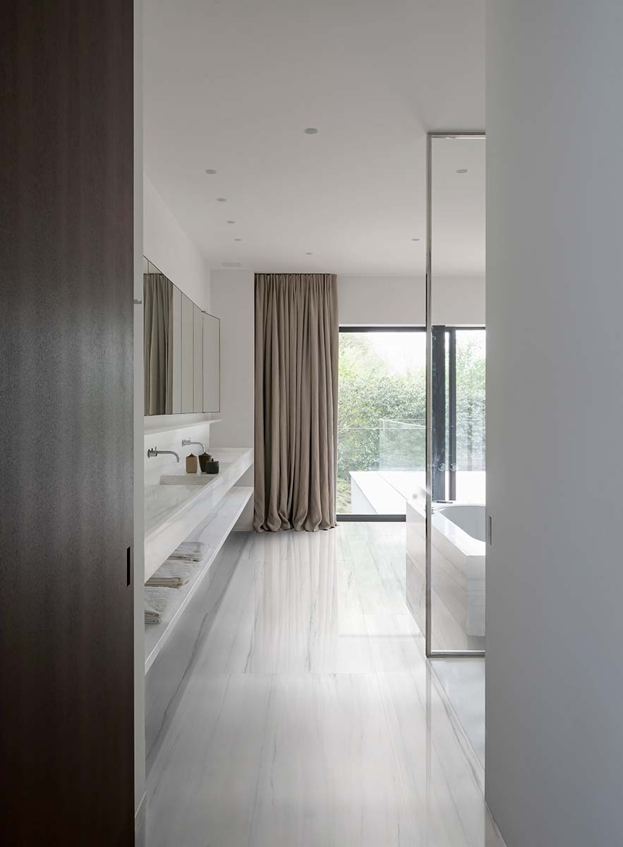 Feinsteinzeug Fliese Marmoroptik Dolomit Poliert 60x120 - EDOE819