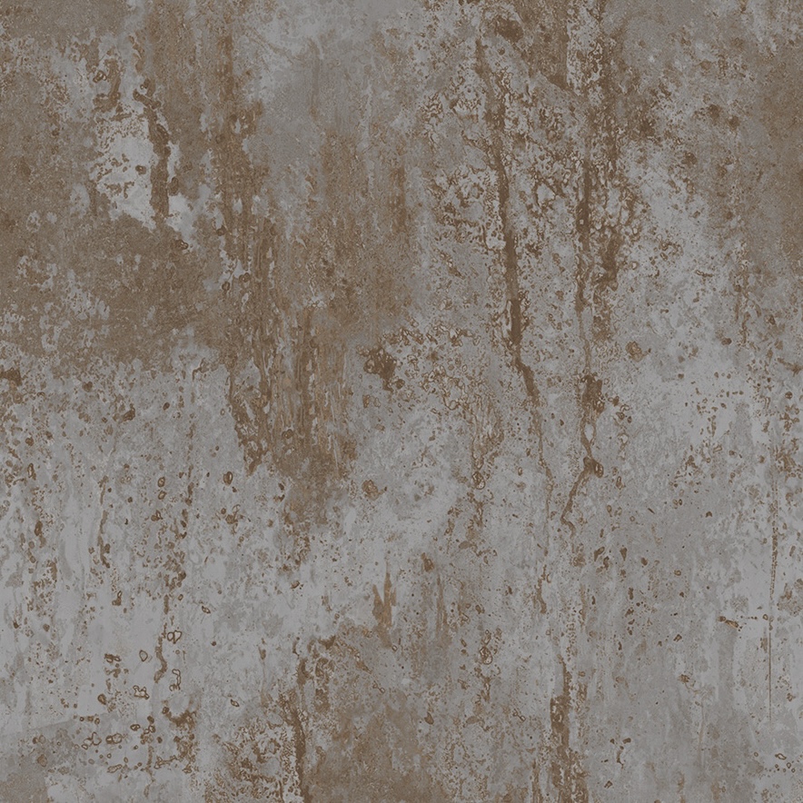 Rutschfeste Feinsteinzeugfliese mit oxidiertem Metalleffekt in Grau, 60 x 60 cm – Efsr044