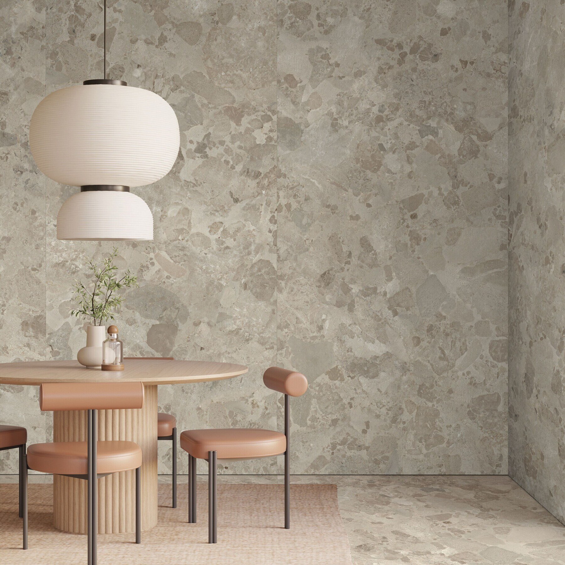 Feinsteinzeug Fliese Steinoptik Ceppo di Gré Beige 120x120 - EI6026