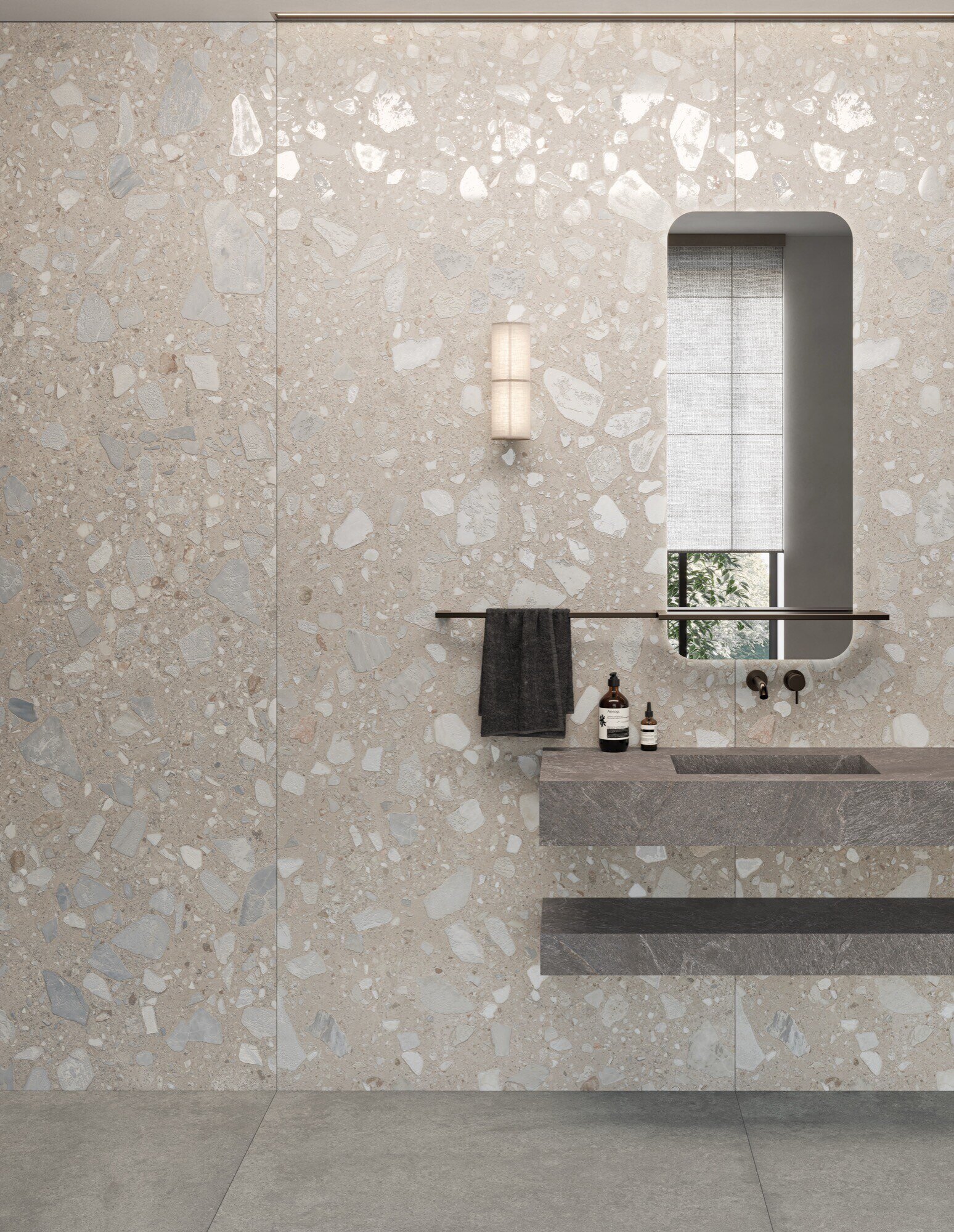 Feinsteinzeug Fliese Steinoptik Ceppo di Gré Grau 120x120 - EI6070