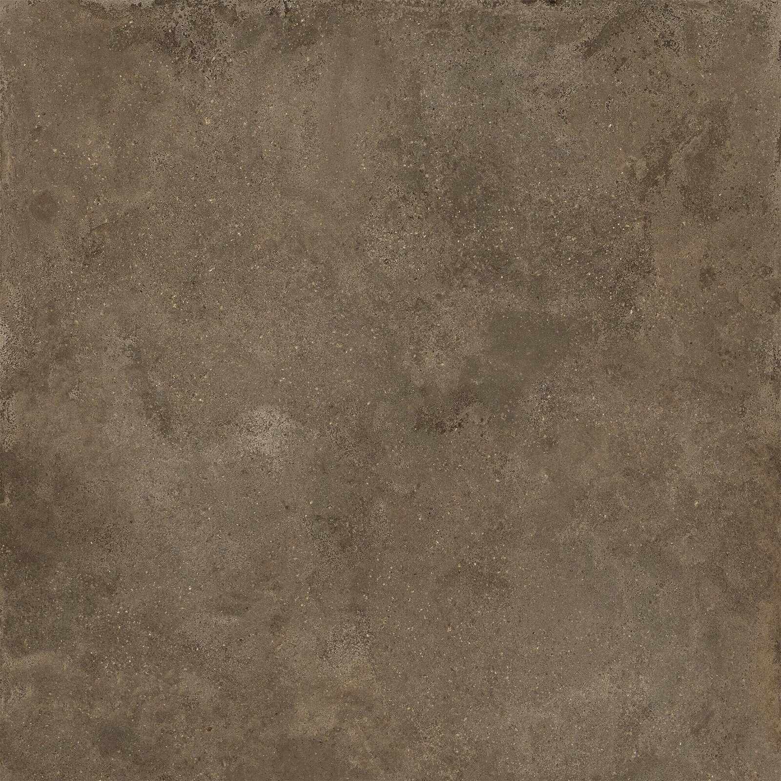 Feinsteinzeug Fliese Betonoptik Dunkelbraun 120x120 - EI6101