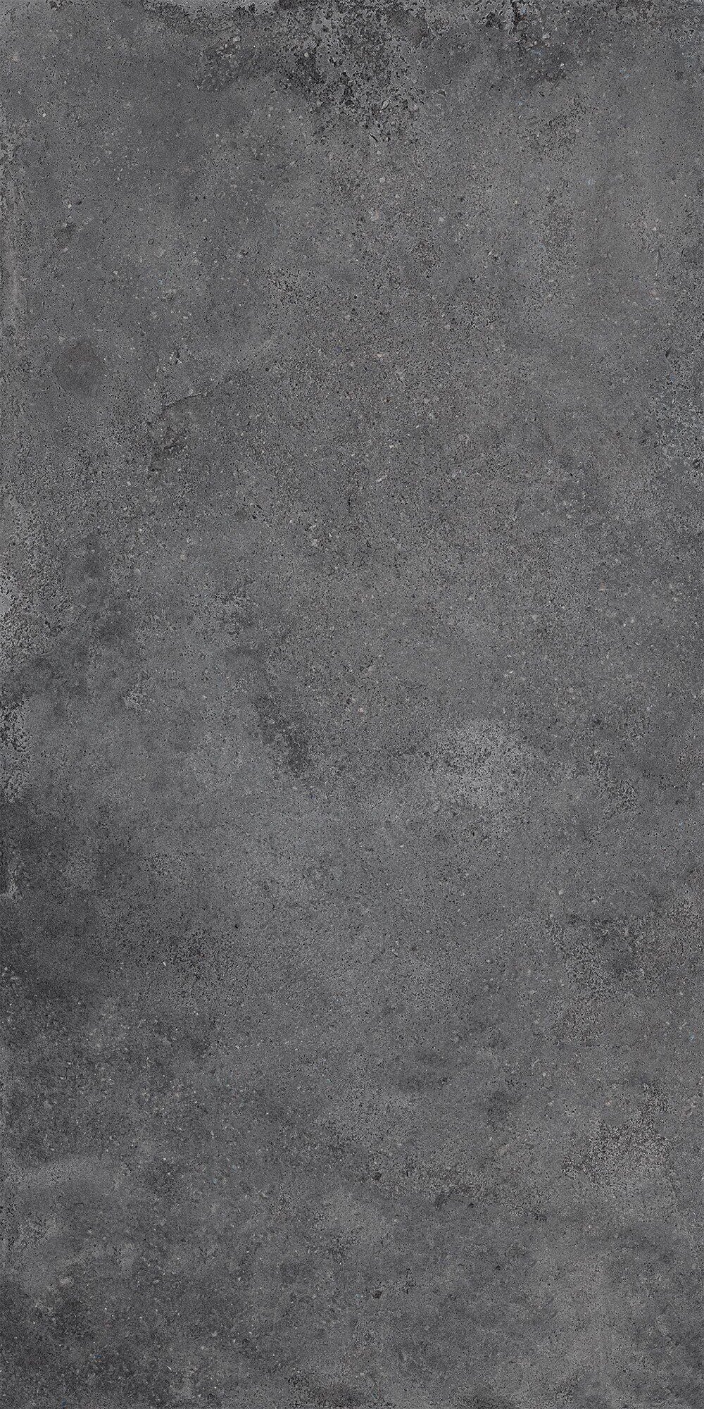 Feinsteinzeug Fliese Betonoptik Schwarz 60x120 - EI6109