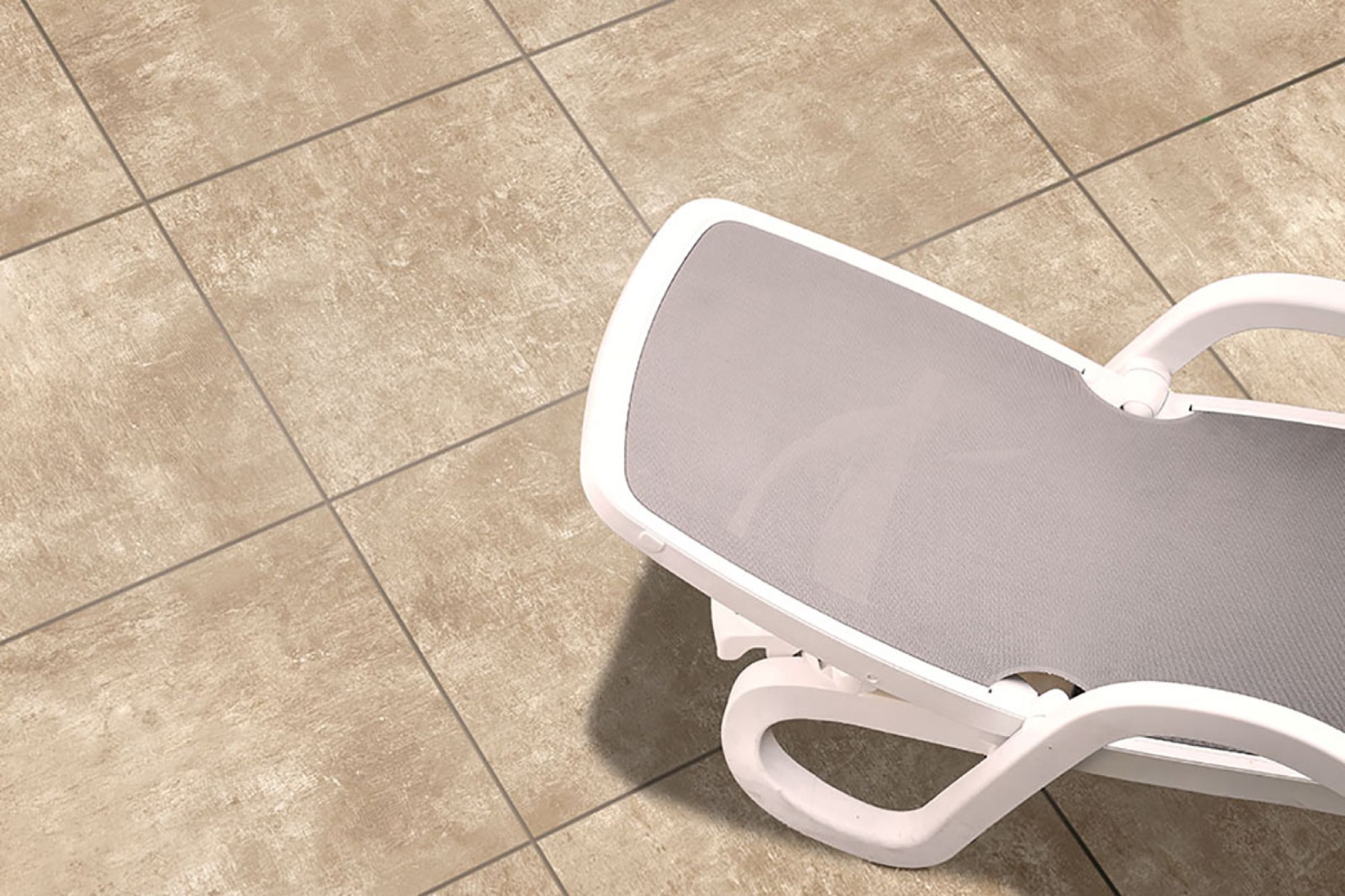 Feinsteinzeug Fliese Harzoptik Beige 80x80 - ELTE069