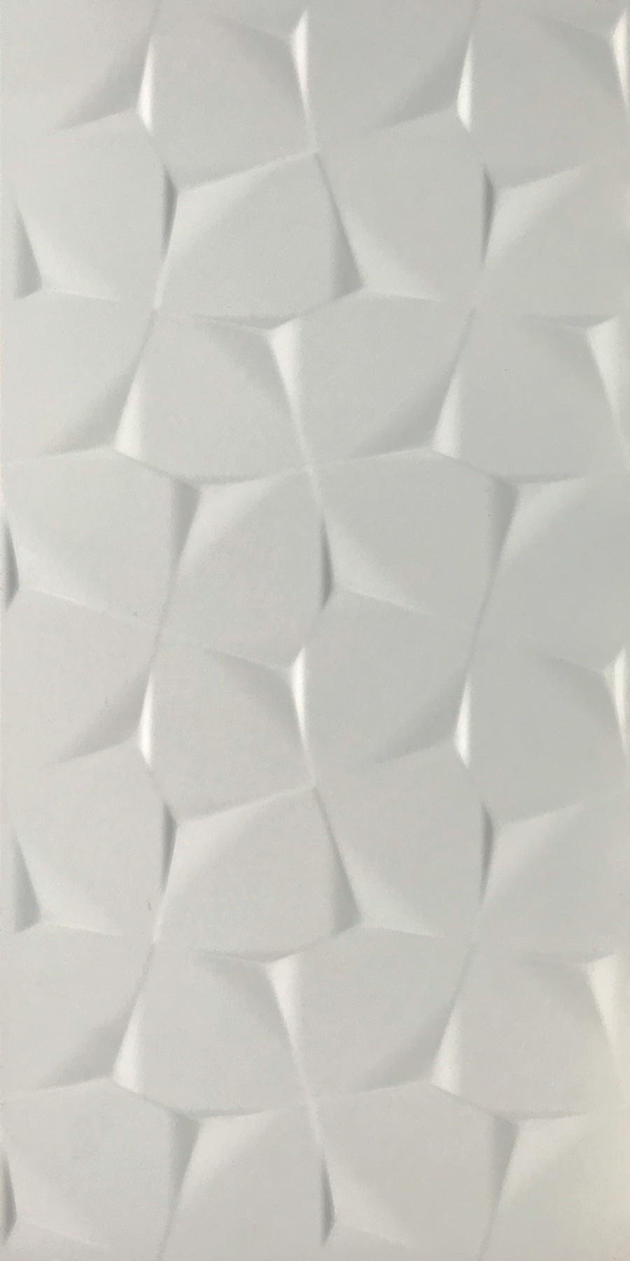 Mattweiß dekorierte Feinsteinzeugverkleidung Rt 30x60 - ELWG1694