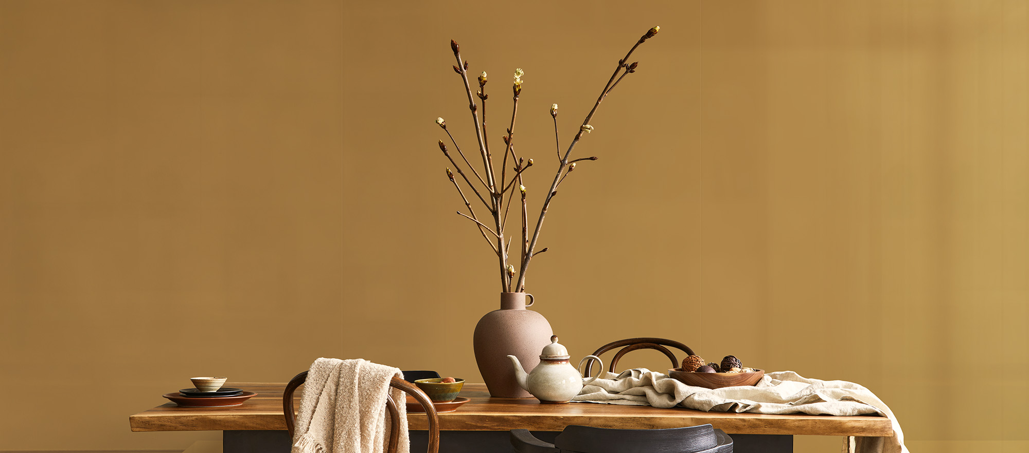 Feinsteinzeug Fliese Betonoptik Gelb 60x120 - EMRL603