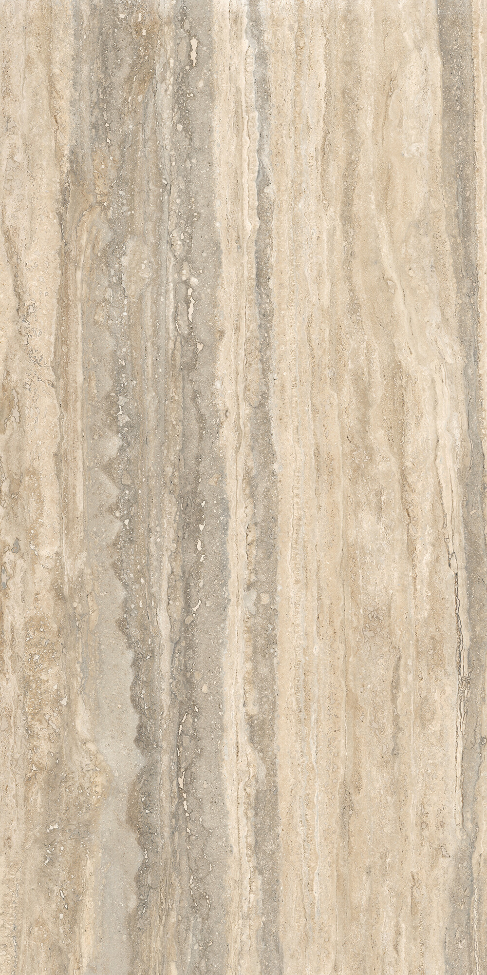 Rutschfeste beige Travertin-Feinsteinzeugfliese mit Marmoreffekt 60 x 120 – Enva156