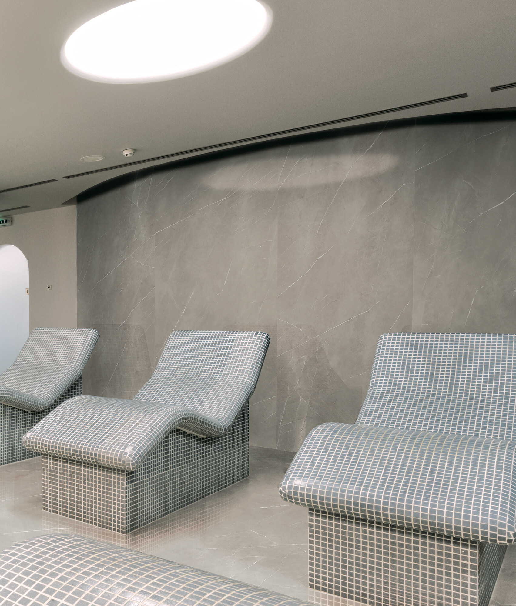 Feinsteinzeug Fliese Marmoroptik Royal Grau Matt 120x120 - EPYF920