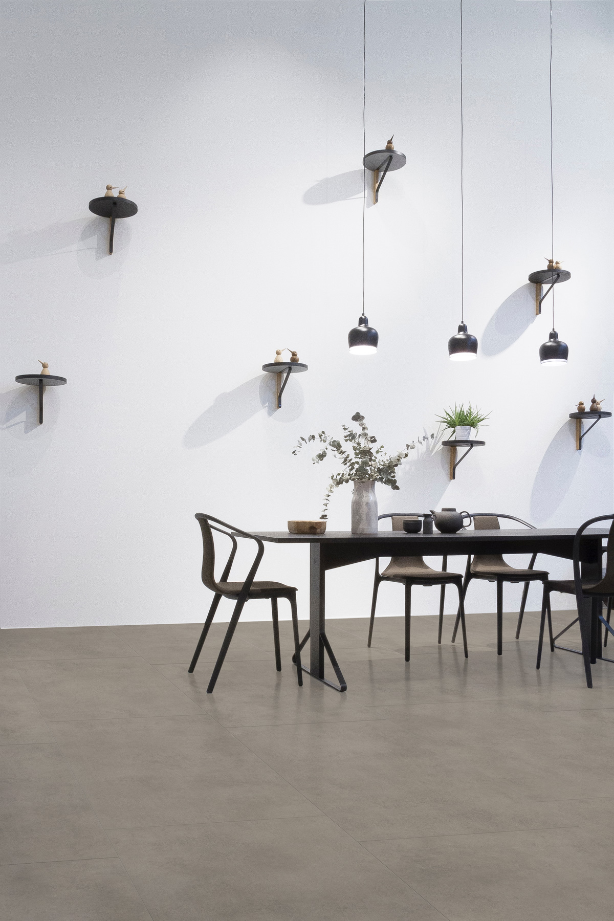 Feinsteinzeug Fliese Harzoptik Dunkelgrau Gespachtelt 60x120 - ESFO712