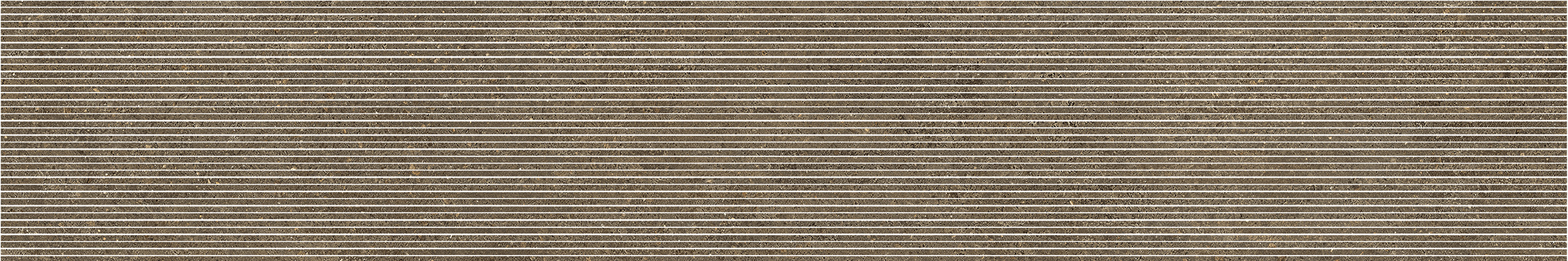 Porzellan-Wandfliese in Betonoptik, gestreift, braun, 20x120 - EW8010