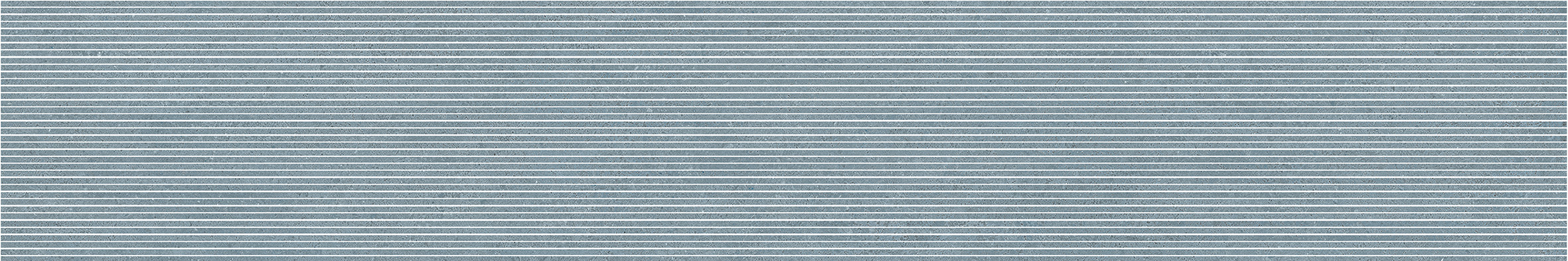 Porzellan-Wandfliese in Betonoptik, gestreift, blau, 20 x 120 cm - EW8013