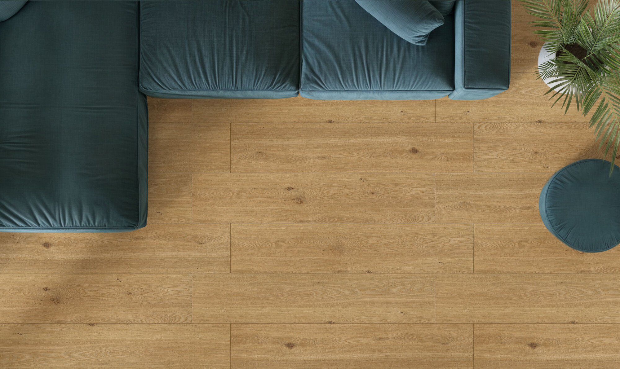 Feinsteinzeug Fliese Holzoptik Karamell Matt 30x120 - EWCL1677