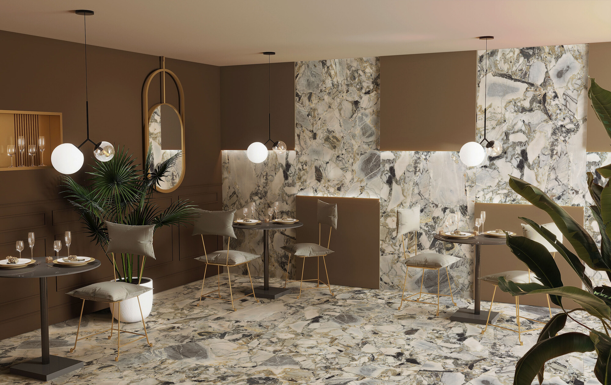 Feinsteinzeug Fliese Marmoroptik Ozean Weiß Weiß Matt 120x120 - EWHB757